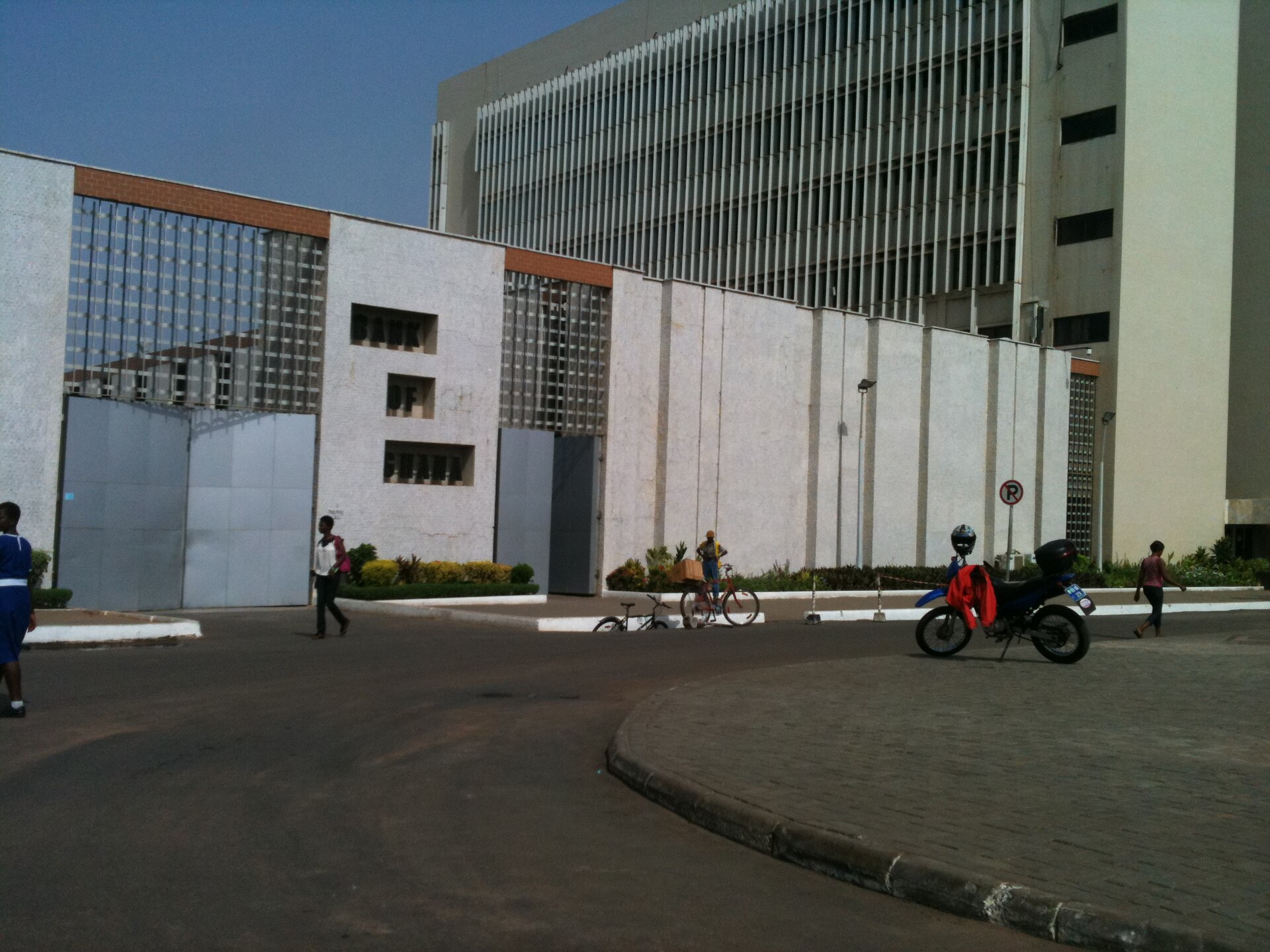 A bank building in Accra.