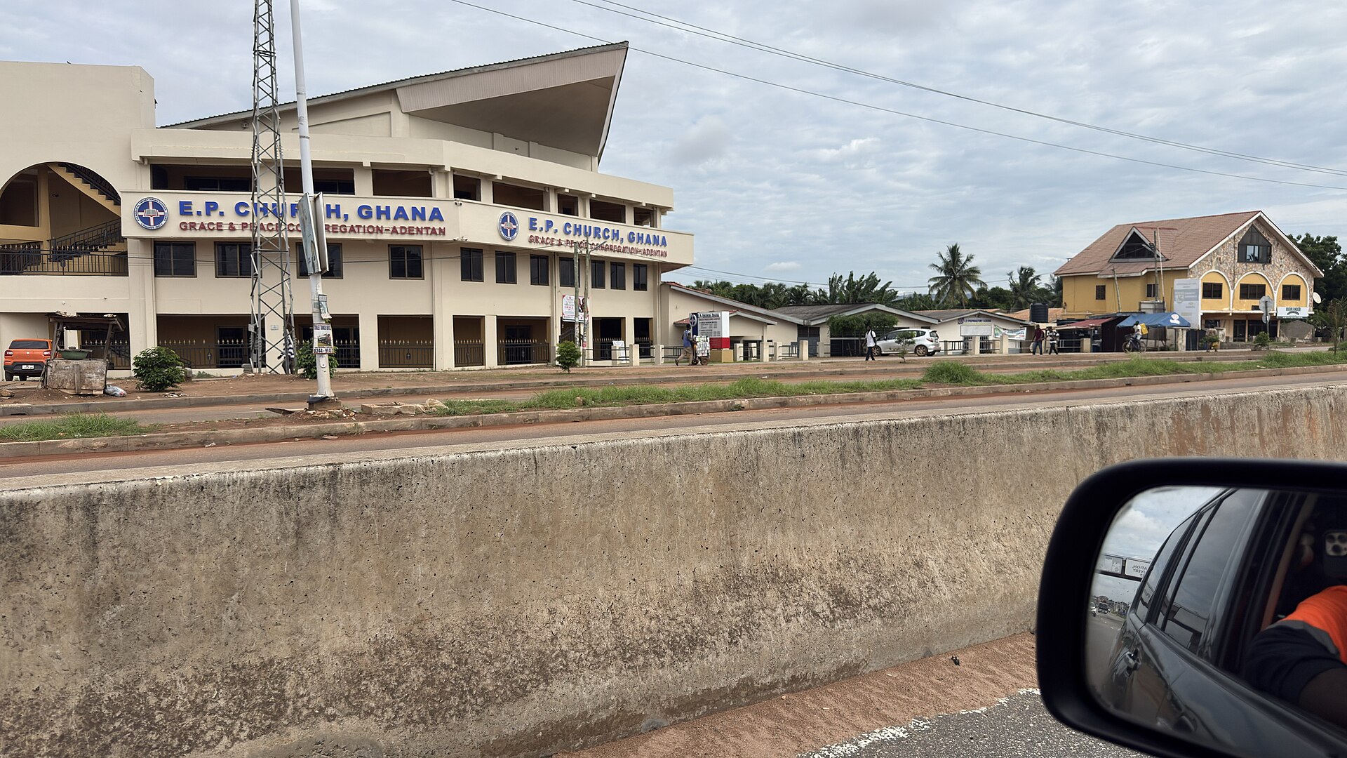 A congregation gathered in a Ghanaian church.