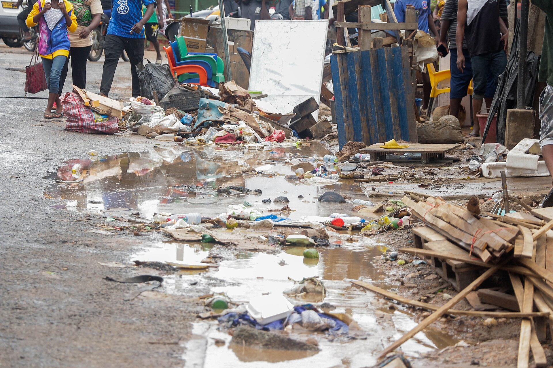 Flooding in Ghana.