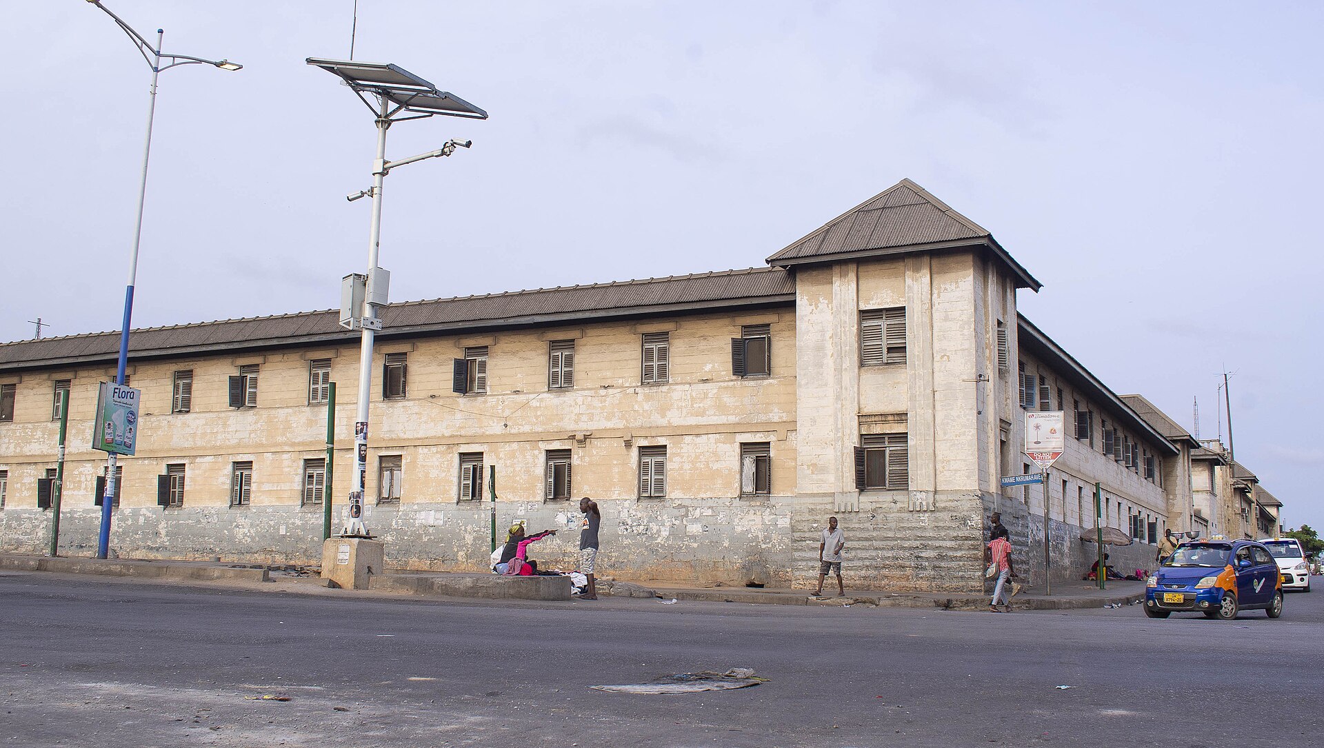 A police station in Accra.