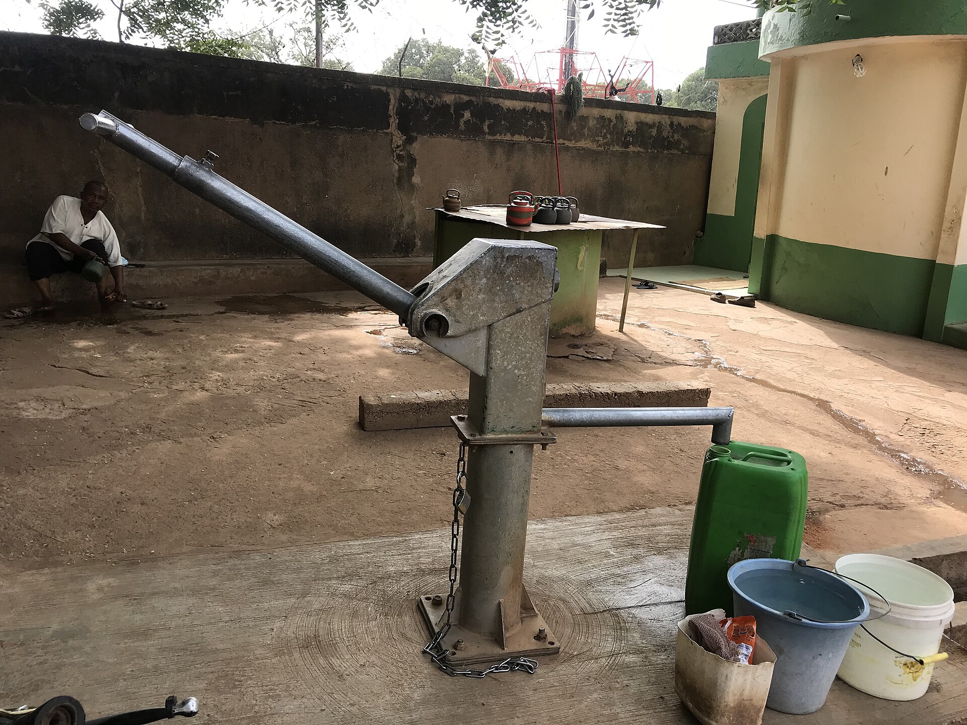 A water supply point in Ghana.
