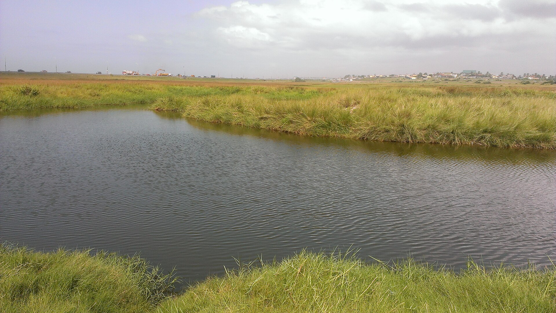 A protected wetland landscape in Ghana.